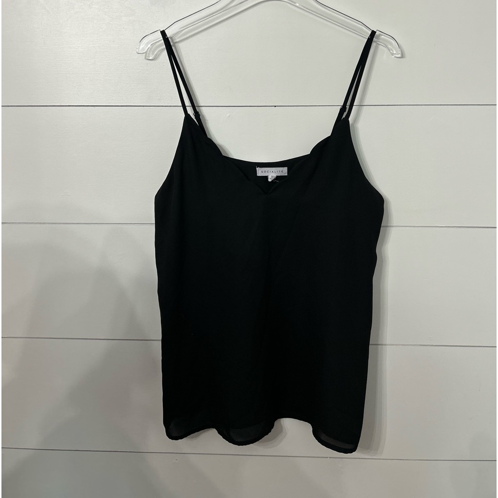 Size Medium Ribbed Black Socialite Blouse Sold at Nordstrom